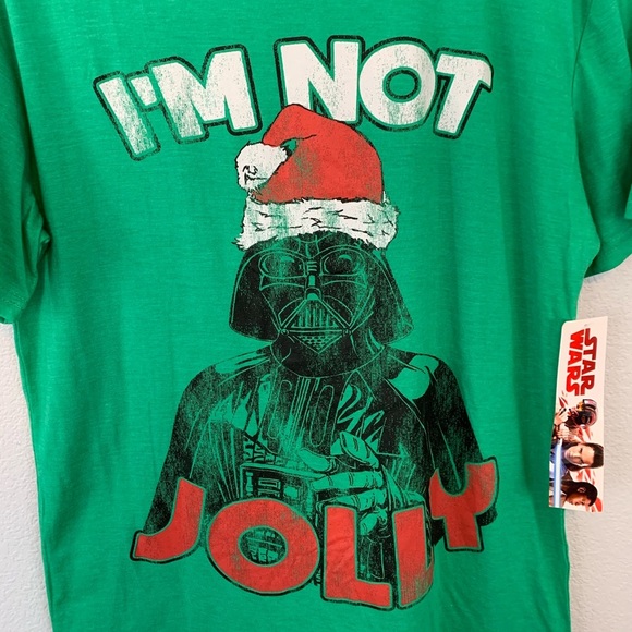 Star Wars Darth Vader Im Not Jolly Christmas Shirt - Picture 2 of 5